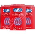 DUREX Feel Thin Extra Lubricated Packung 1×54 Stück, Kondome