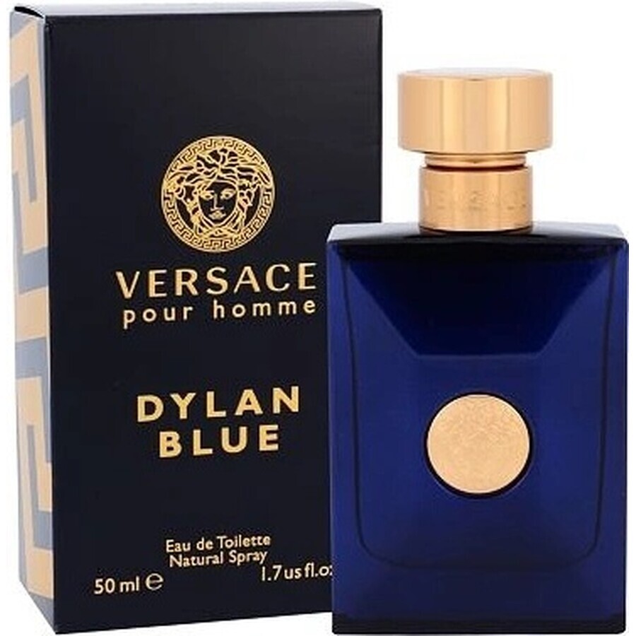 VERSACE POUR HOMME DYLAN B Eau de toilette 50ML 1×50 ml, Eau de toilette