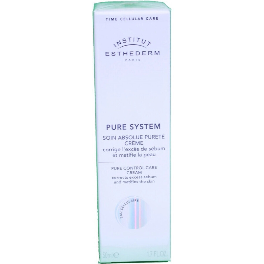 Institut Esthederm Institut Esthederm Pure Control Care Cream 50 ml 1×50 ml 1×50 ml, crème pour peaux grasses