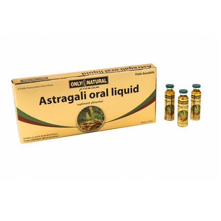 Astrăgali oral liquid, 10 fiole, Only Natural