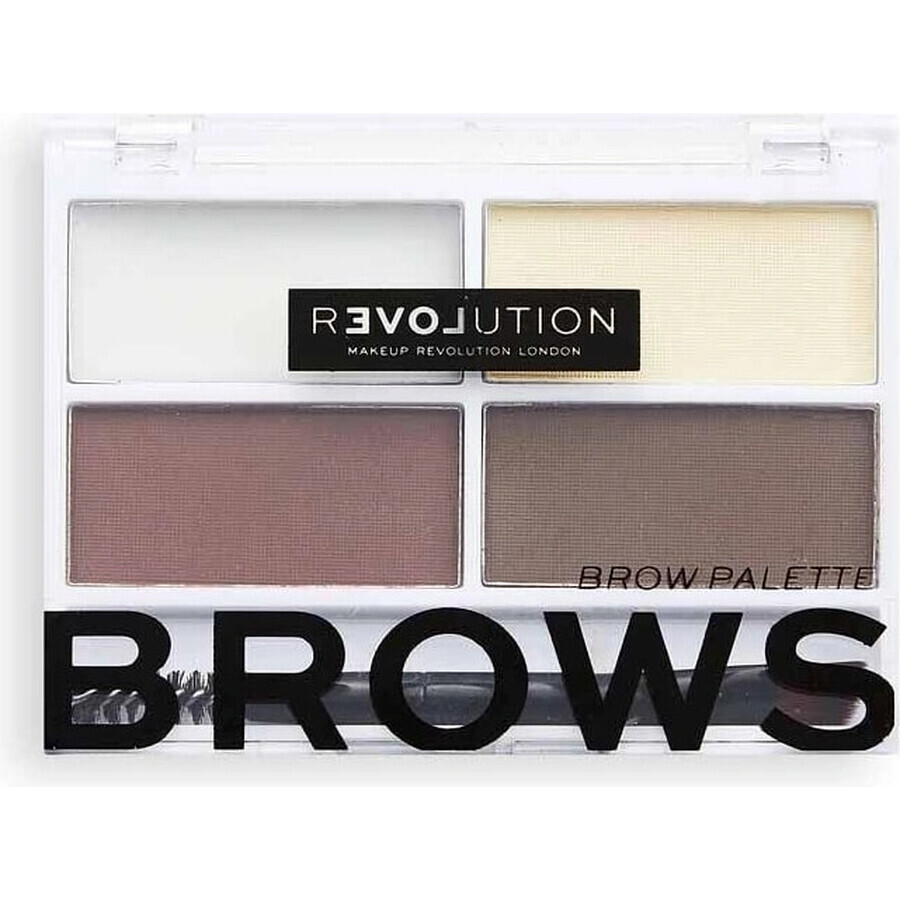 Revolution Relove, Colour Cult Dark, kit per la cura delle sopracciglia 1×3,20 g, kit per la cura delle sopracciglia