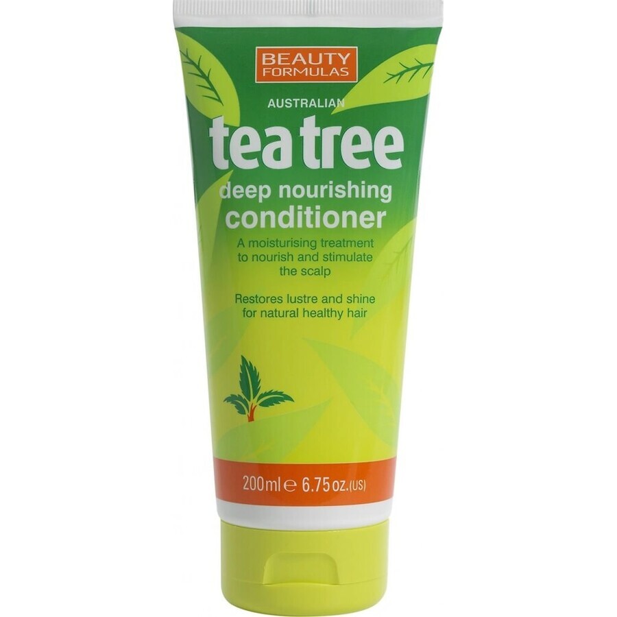 BEAUTY FORMULAS Balsam hrănitor Tea Tree 1×200 ml, Balsam hrănitor