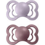 BIBS Supreme silicone BIBS Supreme lilac/heather 1×2 - size 1