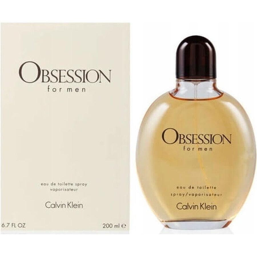 Calvin Klein Obsession Men Edt 200ml 1×200 ml, Eau de Toilette