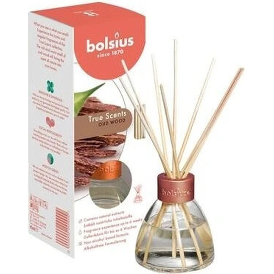 Diffusor Bolsius Aromatic 2.0 Oud-Holz 1×45 ml, Agarholz-Duftzerstäuber
