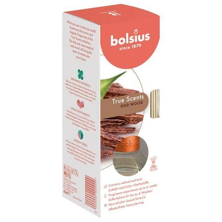 Diffusor Bolsius Aromatic 2.0 Oud-Holz 1×45 ml, Agarholz-Duftzerstäuber