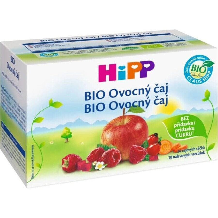 HiPP Bio-Früchtetee 20×2 g, Früchtetee