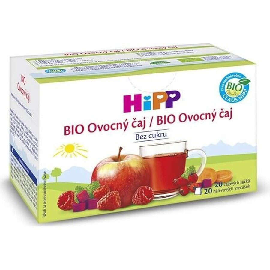 HiPP Bio-Früchtetee 20×2 g, Früchtetee