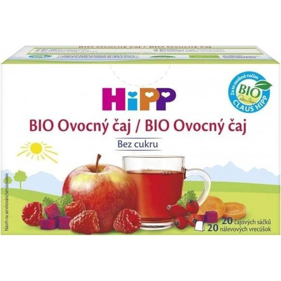 HiPP Bio-Früchtetee 20×2 g, Früchtetee