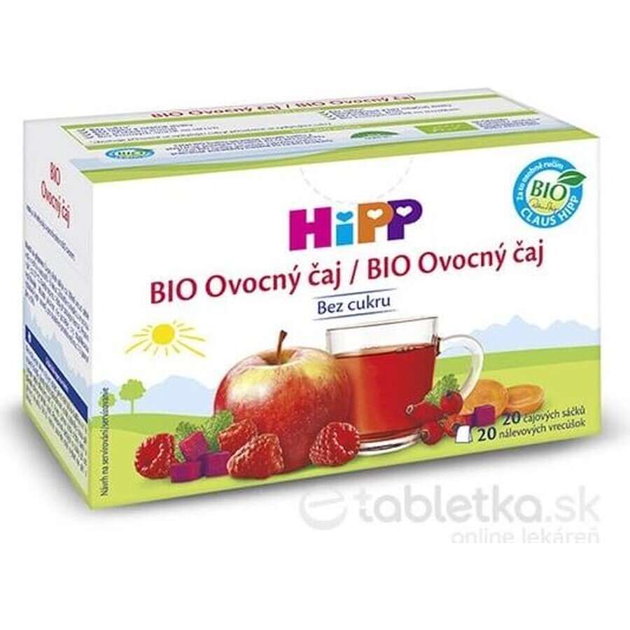 HiPP Bio-Früchtetee 20×2 g, Früchtetee