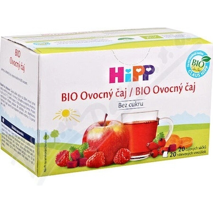 HiPP Bio-Früchtetee 20×2 g, Früchtetee