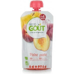 Good Gout Organic Peach with pear 1×120 g, pocket peach with pear