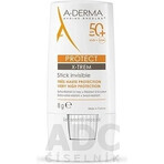 A-DERMA PROTECT X-TREM STICK 50+ transparante stick 1x8 g