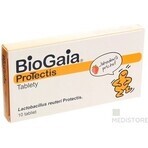 BioGaia ProTectis 1×10 Stück, Kautabletten - Erdbeergeschmack