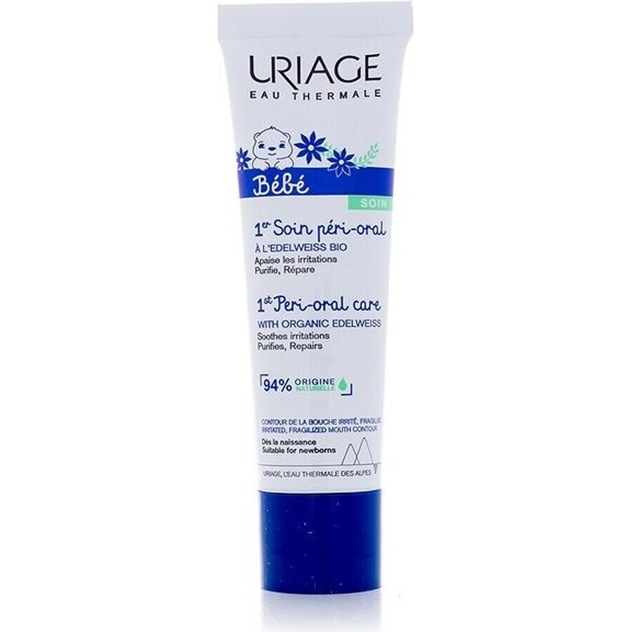 URIAGE BÉBÉ 1st Peri-Oral Care, 30ml 1×30ml, crema lenitiva per le smagliature del bambino