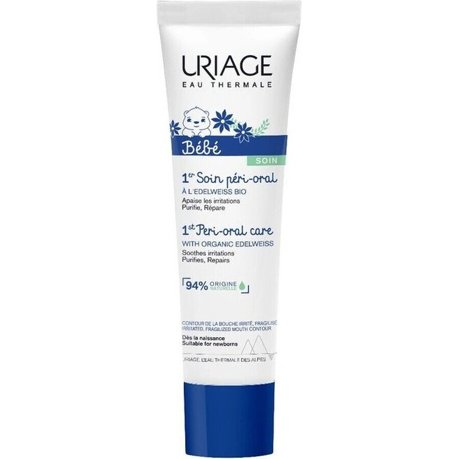 URIAGE BÉBÉ 1st Peri-Oral Care, 30ml 1×30ml, crema lenitiva per le smagliature del bambino