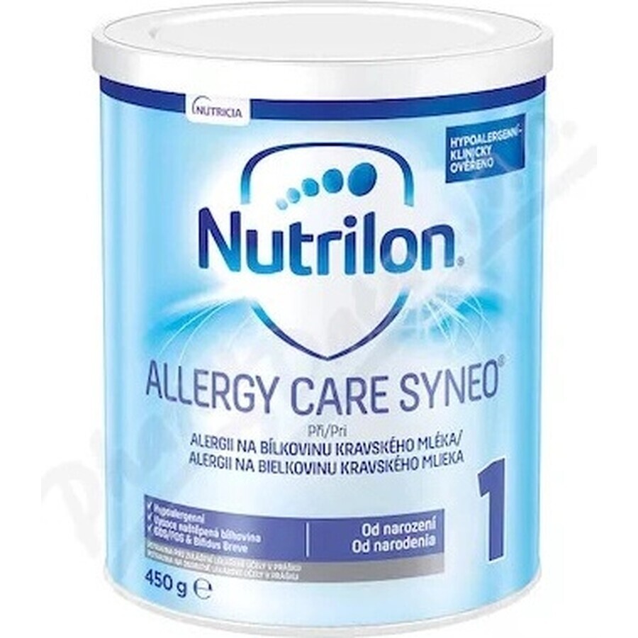 Nutrilon Allergy Care Syneo+ 1 1x450 g, latte speciale ipoallergenico per neonati