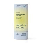 ATTITUDE Stick protector 100% mineral pentru față și buze ATTITUDE SPF 30 pentru piele sensibilă și atopică 1×20 g, stick pentru față și buze