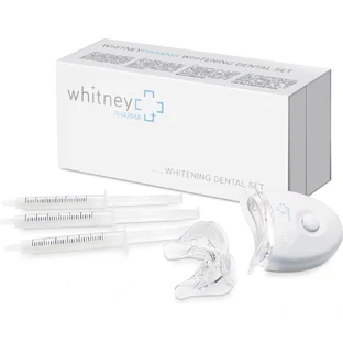 WhitneyPHARMA set sbiancamento denti 3×3 ml, kit sbiancamento denti