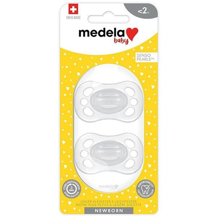 Medela Baby NEWBORN Fopspeen 0-2m 1×1 stuk, fopspeen 0-2m