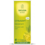 WELEDA Deodorant Citrus 1×200 ml, Deodorant, Nachfüllpackung - ohne Spray