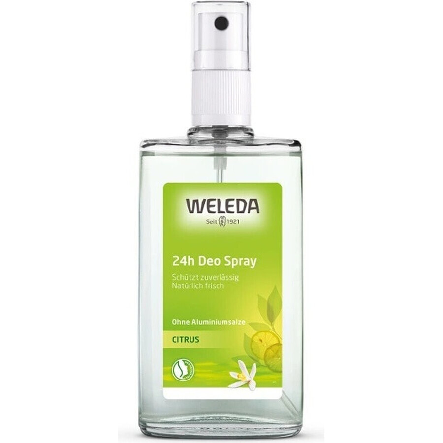 WELEDA Deodorant Citrus 1×200 ml, Deodorant, Nachfüllpackung - ohne Spray