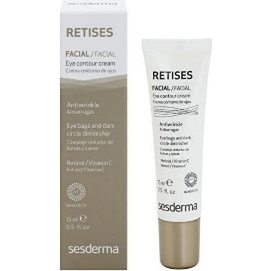 sesderma RETISES Crema Contorno de Ojos 1×15 ml, Crema Contorno de Ojos