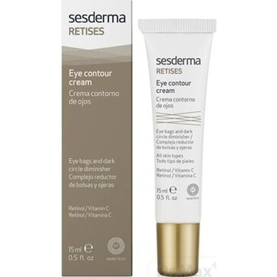 sesderma RETISES Crema Contorno de Ojos 1×15 ml, Crema Contorno de Ojos