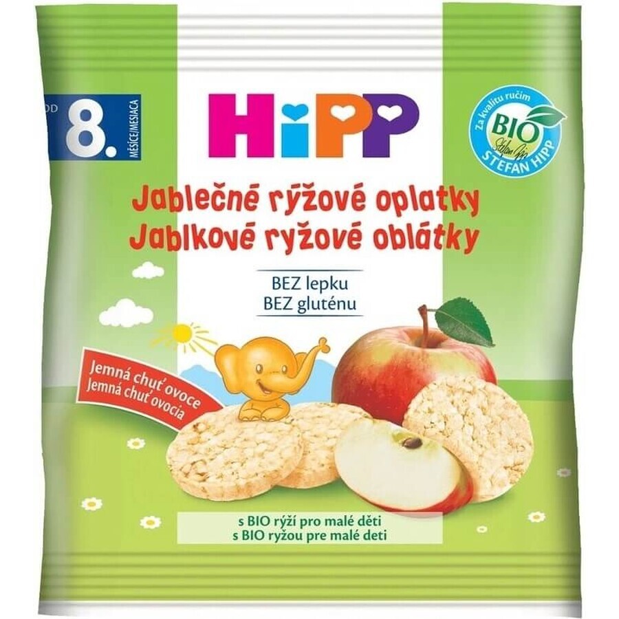 HiPP Bio-Reiswaffeln mit Apfel 1×30 g, Reiswaffeln mit Apfel