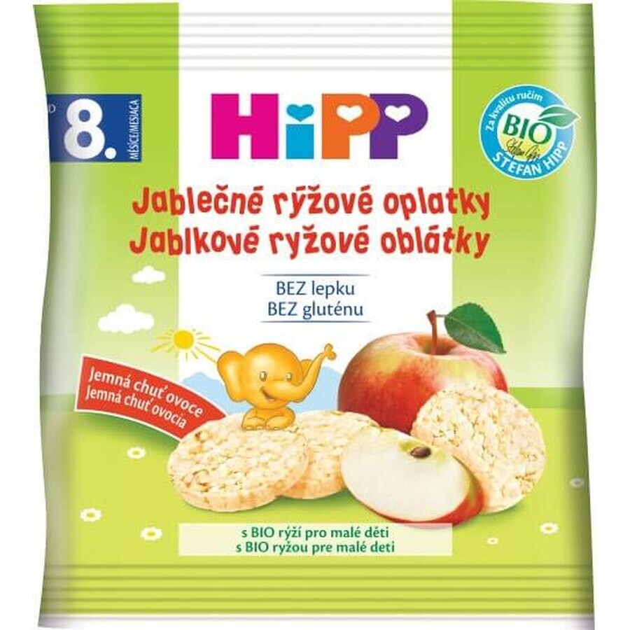 HiPP Bio-Reiswaffeln mit Apfel 1×30 g, Reiswaffeln mit Apfel