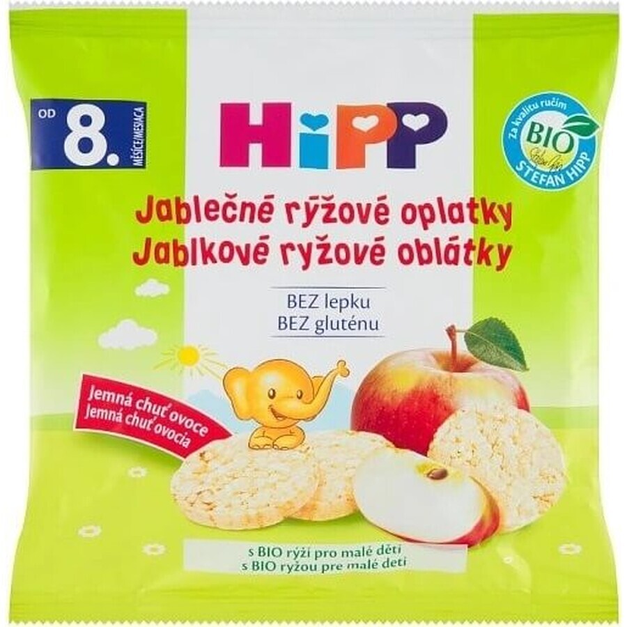 HiPP Bio-Reiswaffeln mit Apfel 1×30 g, Reiswaffeln mit Apfel