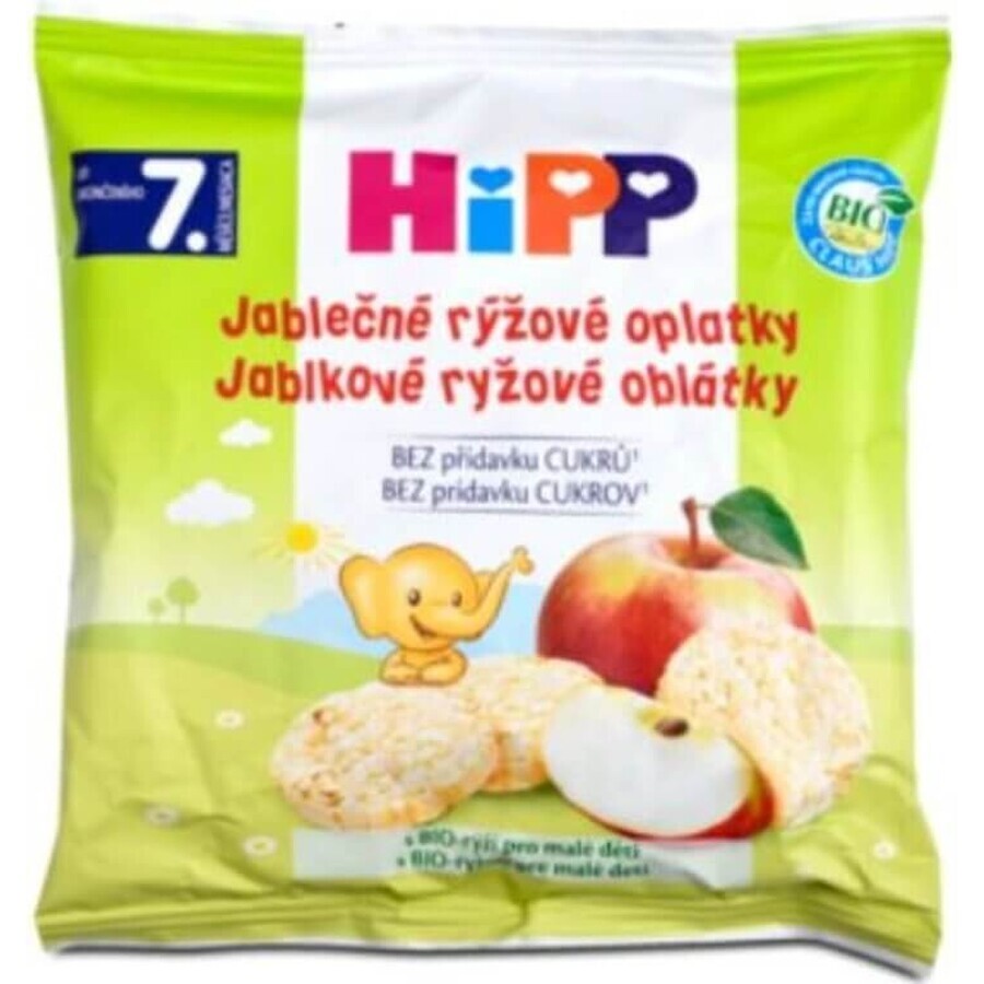 HiPP Bio-Reiswaffeln mit Apfel 1×30 g, Reiswaffeln mit Apfel