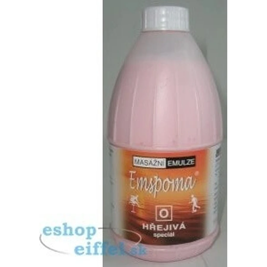 EMSPOMA Warming - rosa "O" 1×500 ml, emulsione da massaggio