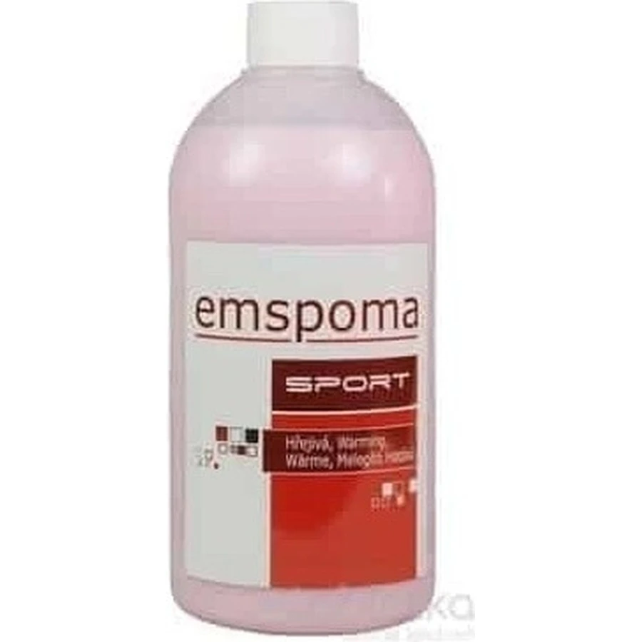 EMSPOMA Warming - rosa "O" 1×500 ml, emulsione da massaggio