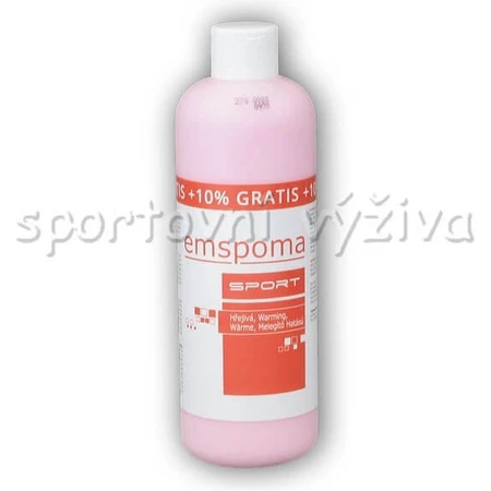 EMSPOMA Warming - rosa "O" 1×500 ml, emulsione da massaggio