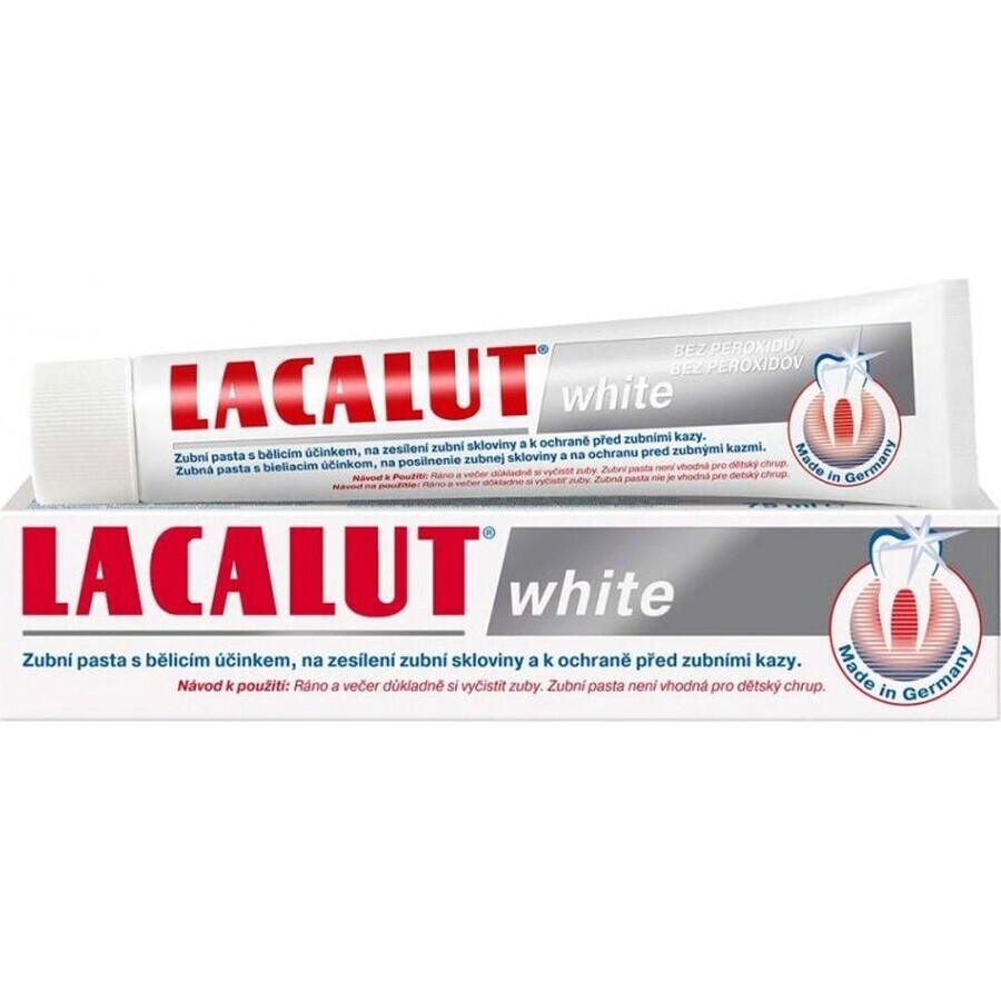 LACALUT WHITE TOOTH PASTE 1×75 ml, Paste