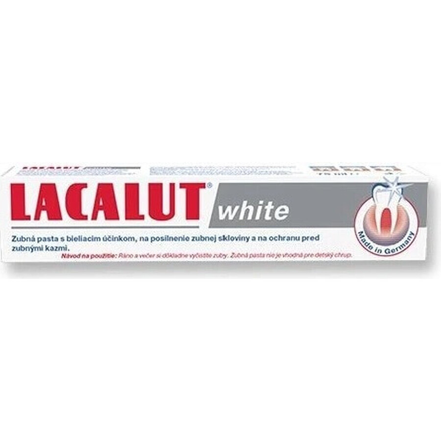 LACALUT WHITE TOOTH PASTE 1×75 ml, Paste