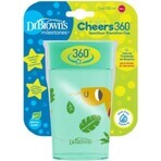 Dr.BROWN´S CHEERS JUNGLE 300 ml 1×1, turcoaz, 9m+