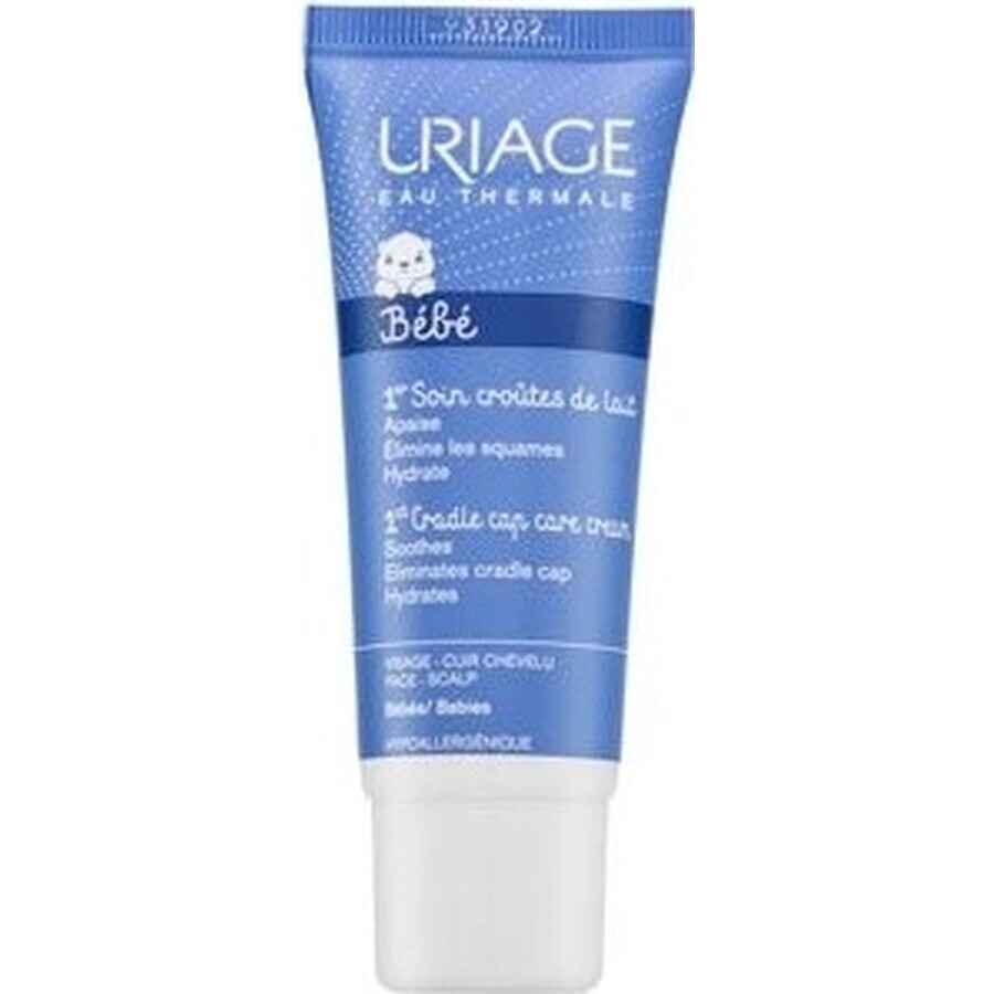 URIAGE BÉBÉ 1st Cradle Cap Care Cream, 40ml 1×40 ml, crema al cardo mariano