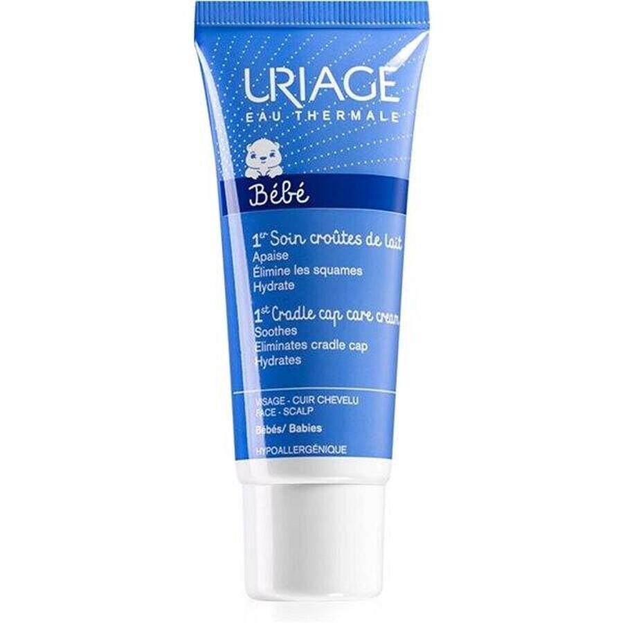 URIAGE BÉBÉ 1st Cradle Cap Care Cream, 40ml 1×40 ml, crema al cardo mariano