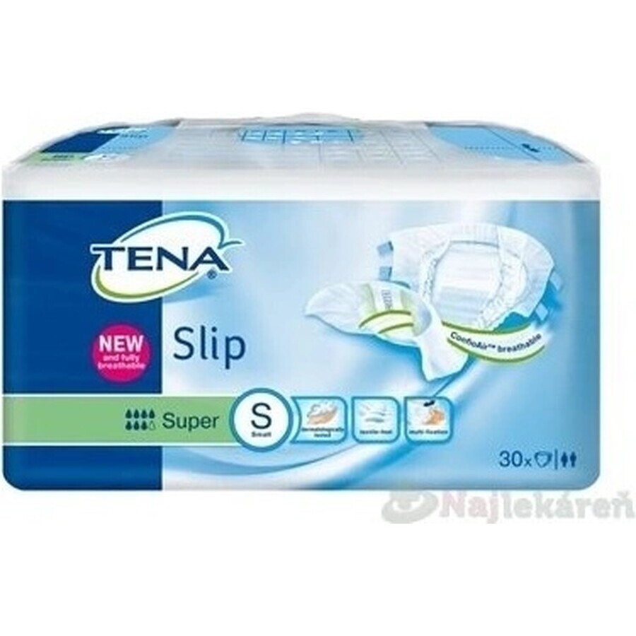 TENA Slip Super S 1×30 buc, chiloți pentru scutece