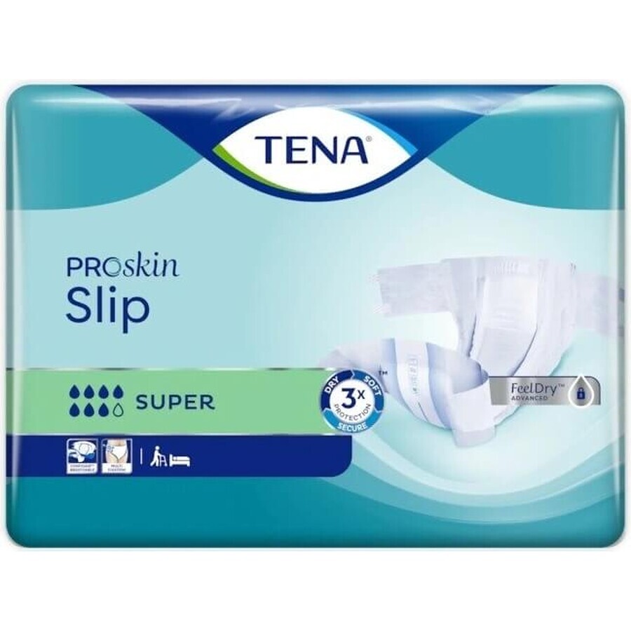 TENA Slip Super S 1×30 buc, chiloți pentru scutece