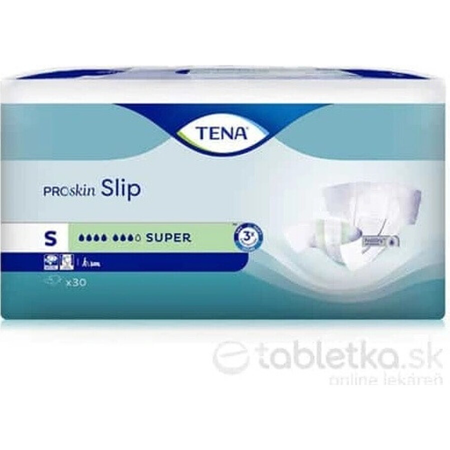 TENA Slip Super S 1×30 buc, chiloți pentru scutece