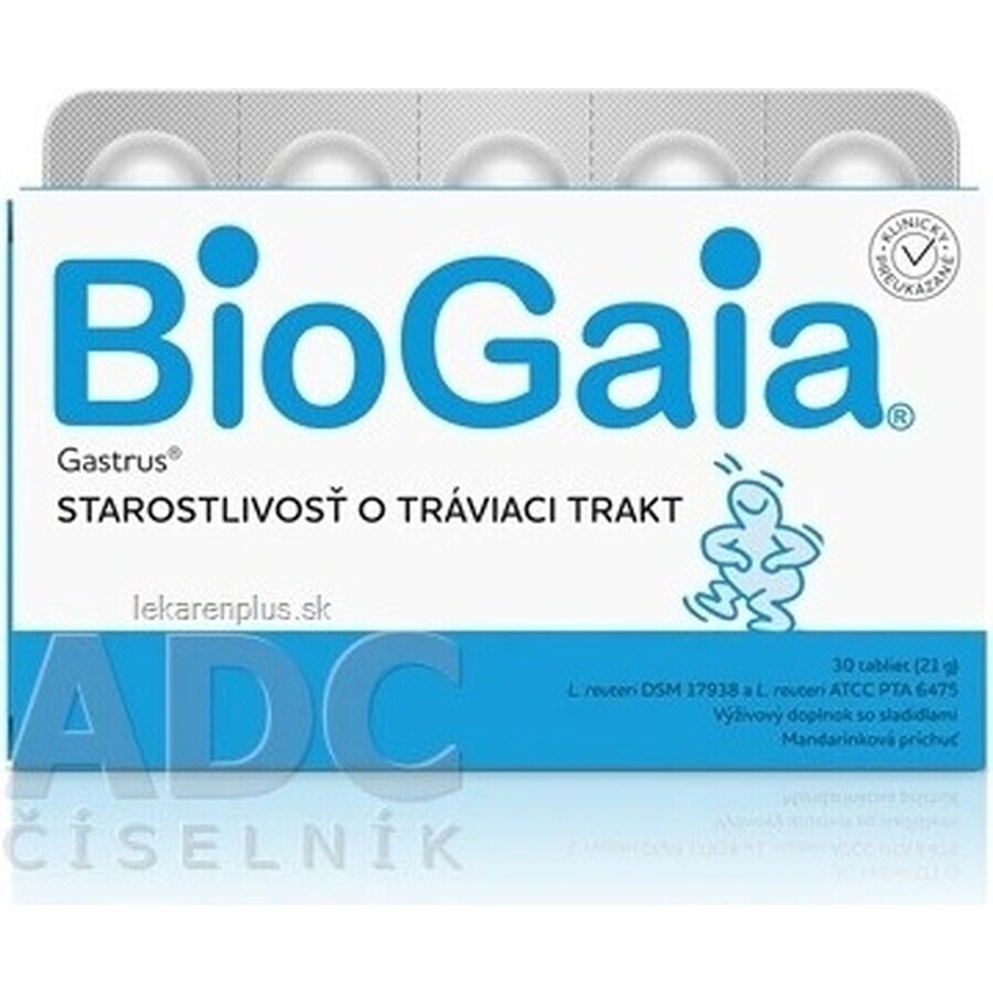 BIOGAIA GASTRUS TBL 30 1×30 tbl, food supplement