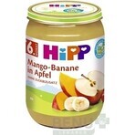 HiPP Mele biologiche con mango e banane 1×190 g, snack di frutta per bambini