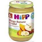 HiPP Mele biologiche con mango e banane 1×190 g, snack di frutta per bambini