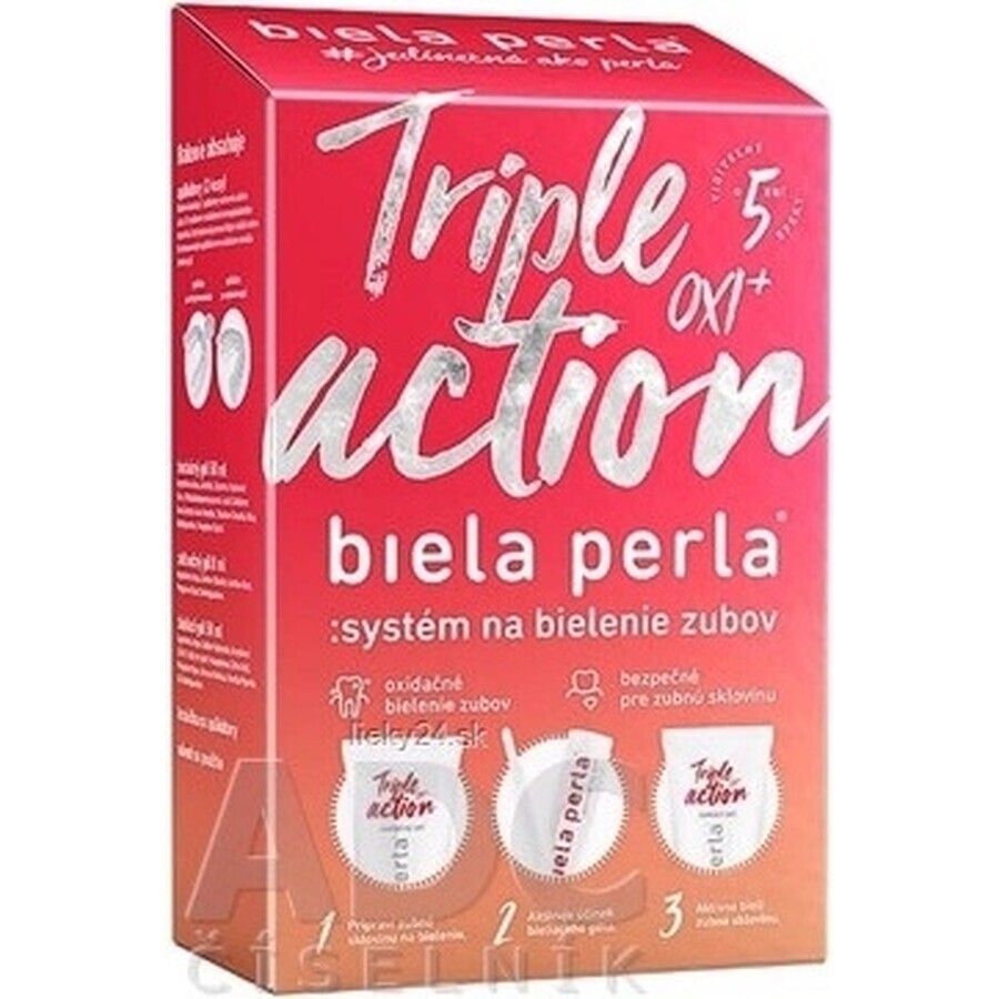 White Perla System triple action oxi+ 1×1 pc, Zahnaufhellungssystem