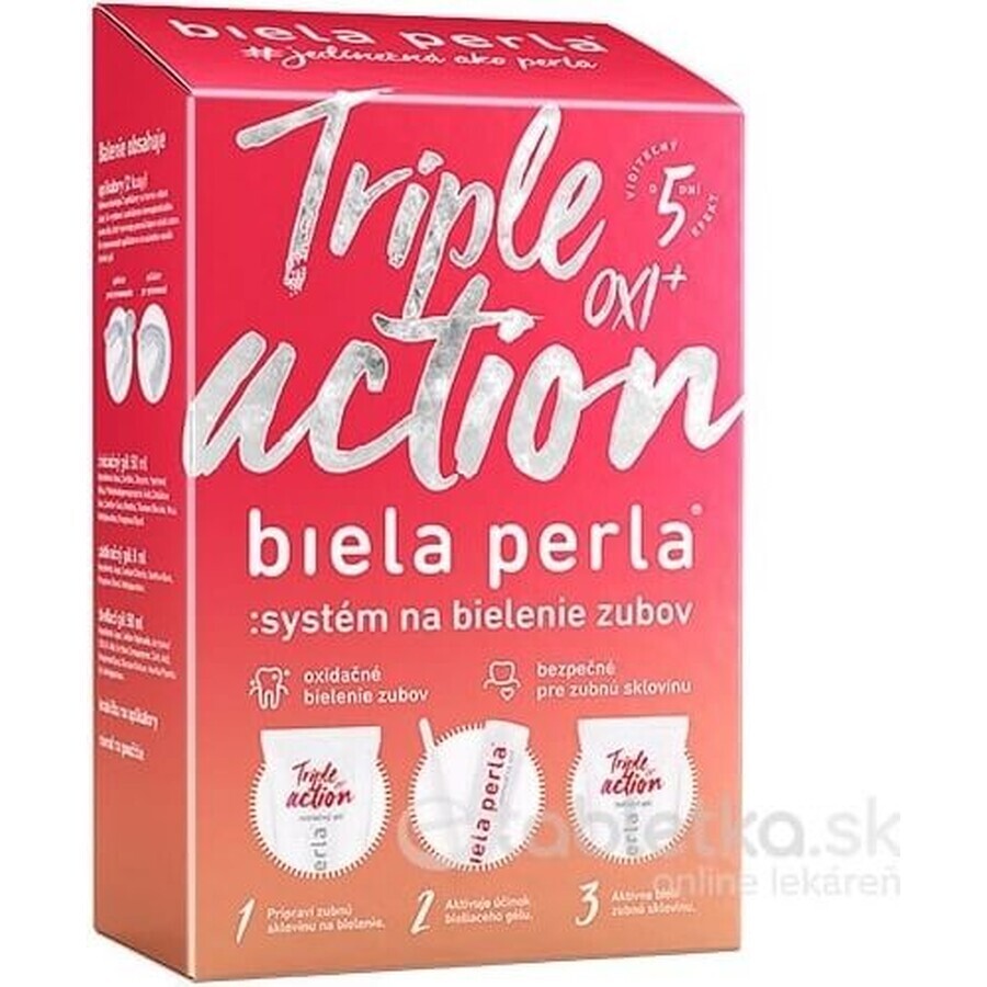 White Perla System triple action oxi+ 1×1 pc, Zahnaufhellungssystem