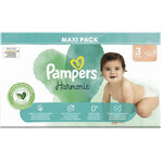 PAMPERS HARMONIE BABY LUIEREN V.3 6-10KG 87KS 1×87 stuks, luiers maat 3