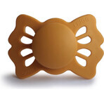 FRIGG FRIGG Ciuccio simmetrico in silicone Honey Gold, 0-6m 1×1 pz, ciuccio in silicone